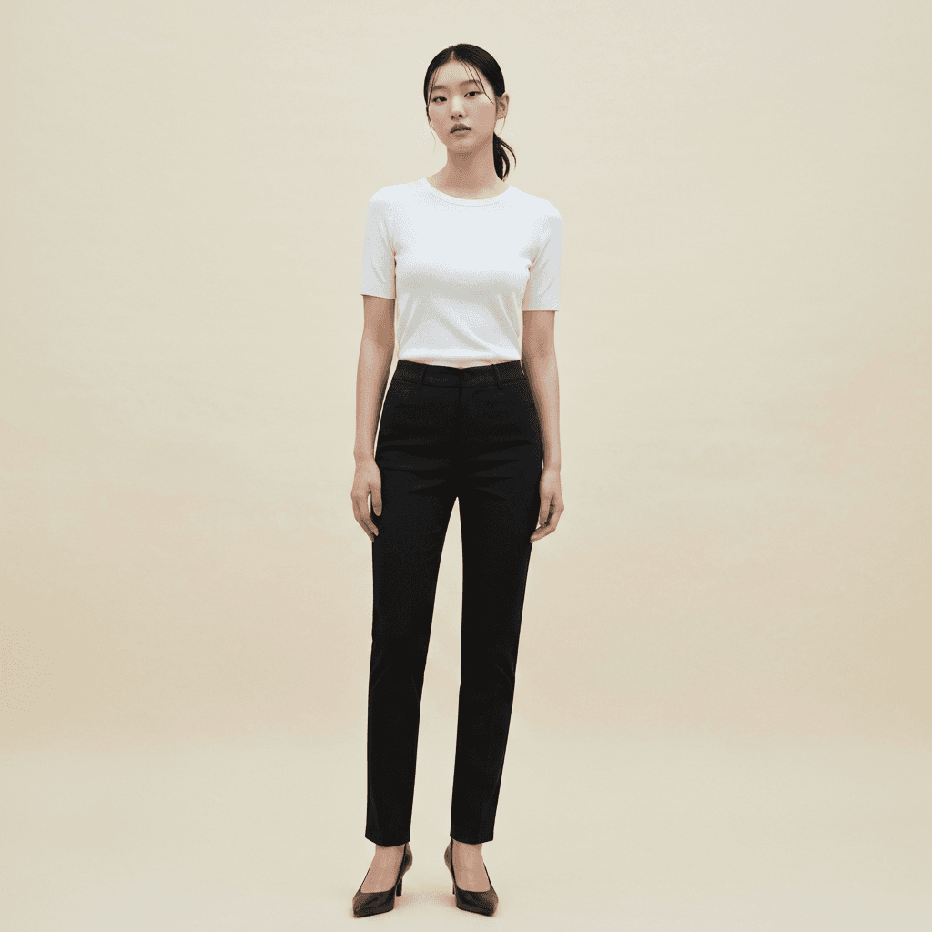Before — original photo, ready to try on Jennie outfit BLACKPINK Chanel ambassador fashion virtually with AI