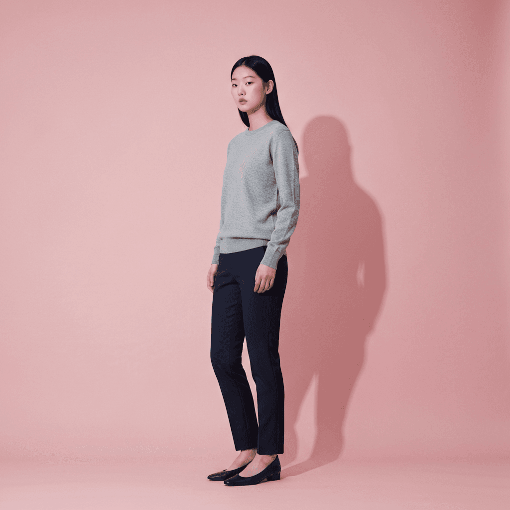 Vorher — Originalfoto, bereit zum virtuellen Anprobieren von kpop outfits mit KI