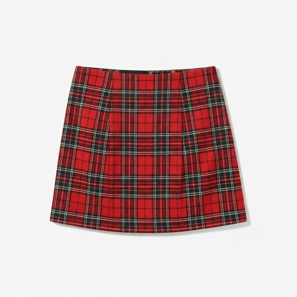 Olivia Rodrigo outfit Guts tour plaid mini Doc Martens pop punk — item photo for virtual try-on with AI fitting