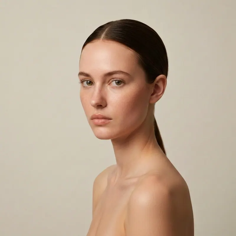 Después — tendencias de maquillaje y2k para ojos pequeños probado en cuerpo real con IA, resultado probador virtual