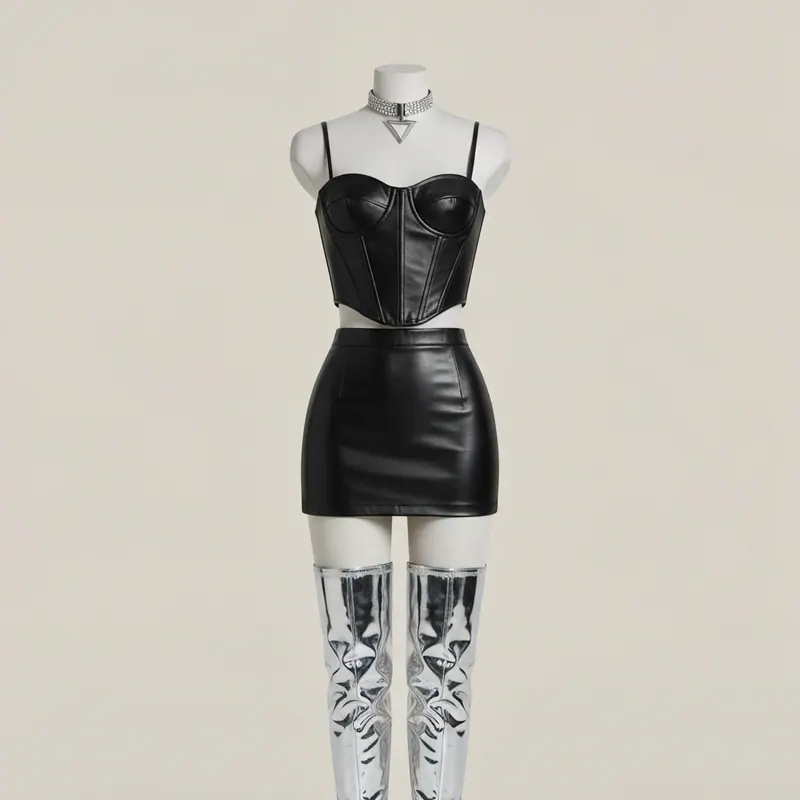 karina outfit ideas aespa concert style inspired by their looks — item photo for virtual try-on with AI fitting