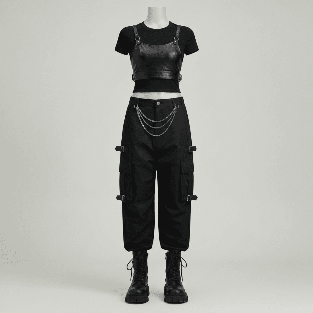 mingi outfit ideas ateez concert style inspired by their looks — item photo for virtual try-on with AI fitting