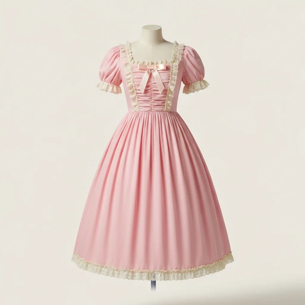 lolita dress, harajuku & j-fashion try the real garment on your body before impo — item photo for virtual try-on with AI fitting