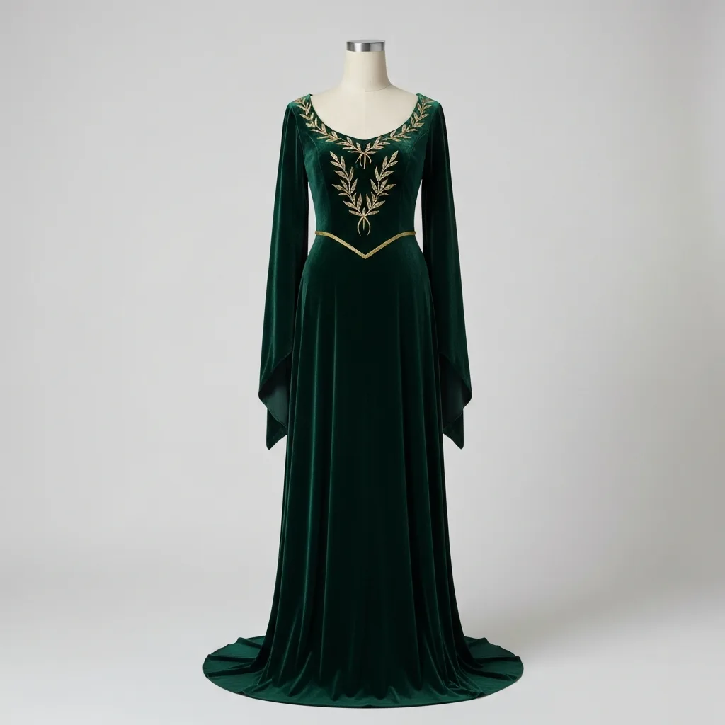 viking, medieval, hobbit, renaissance faire upload the artisan-made tunic / armo — item photo for virtual try-on with AI fitting