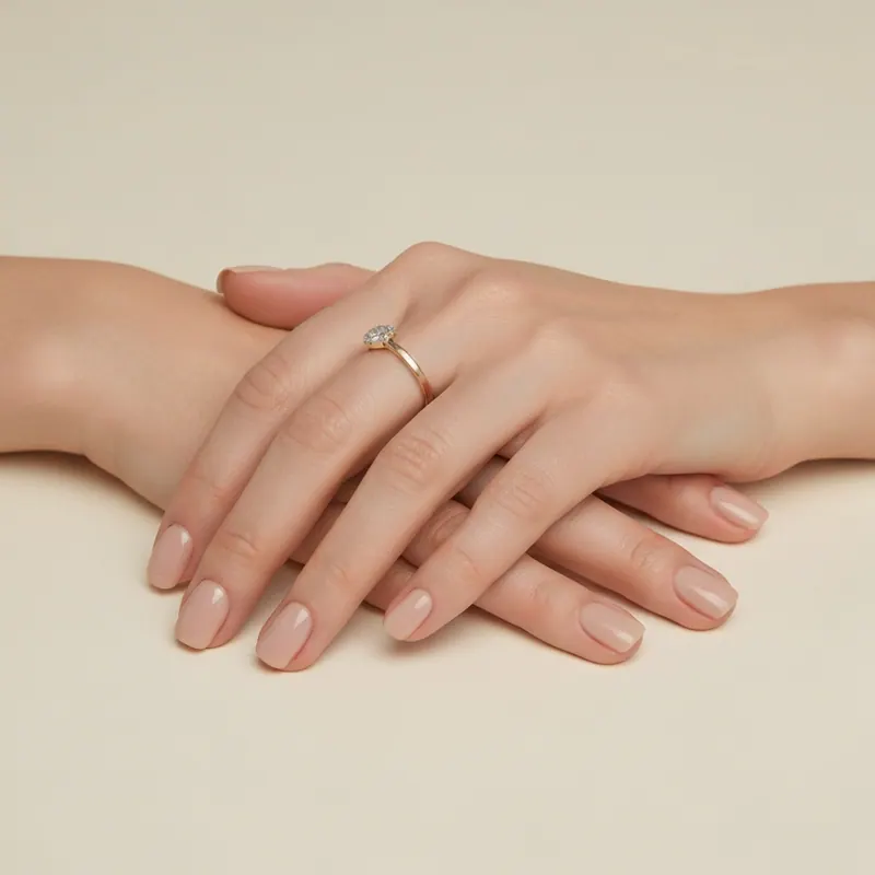 Before — original photo, ready to try on virtual engagement ring try on virtually with AI