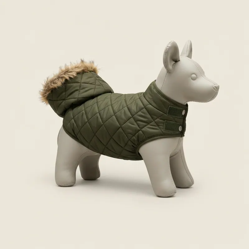 winter coat for westie white small breed — item photo for virtual try-on with AI fitting winter coat for westie white small breed — item photo for virtual try-on with AI fitting