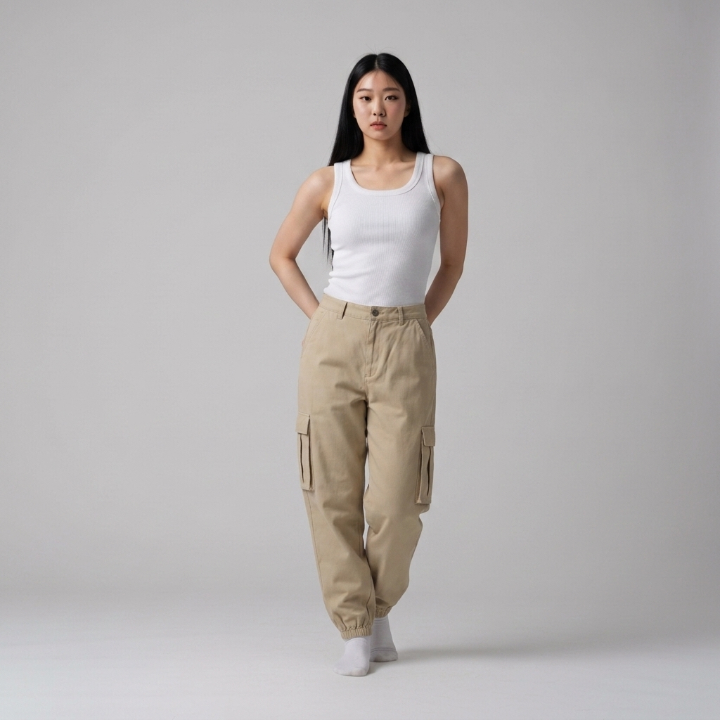 ITZY Chaeryeong stage co-ord Y2K airport outfit AI virtual try-on