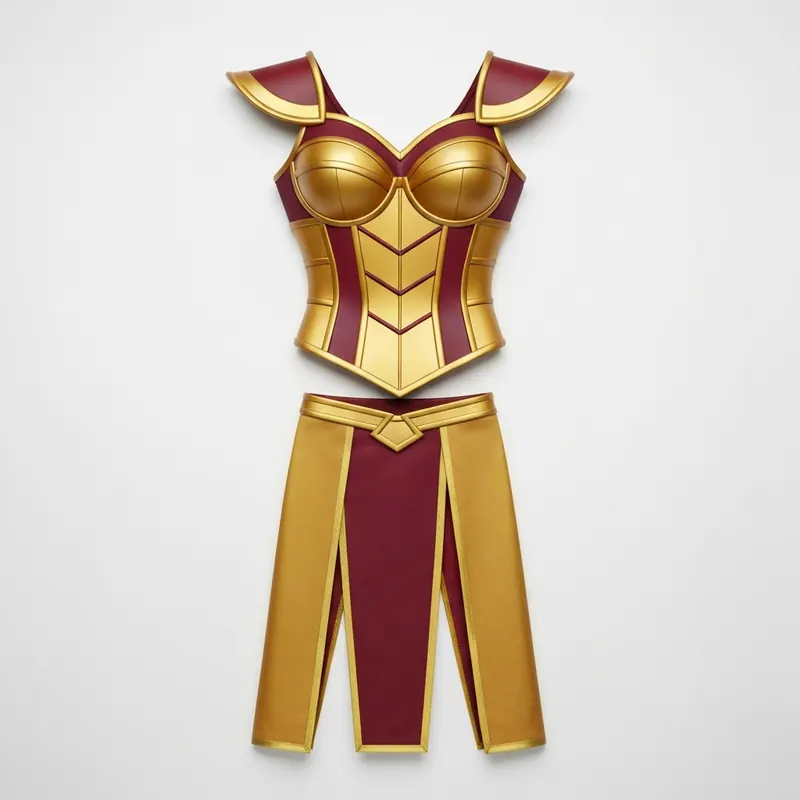 kpop demon hunters outfits try rumi, mira, zoey, jinu looks on your real body in — item photo for virtual try-on with AI fitting