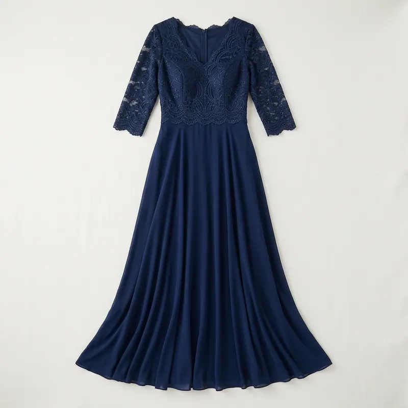 mother of the bride dresses try the dress on your real body before the wedding f — item photo for virtual try-on with AI fitting