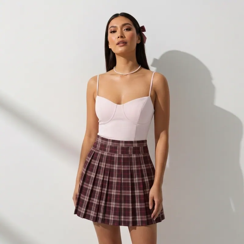 After — twice outfits try any twice concert or stage fit on your own body virtual try-on result on real body, AI generated