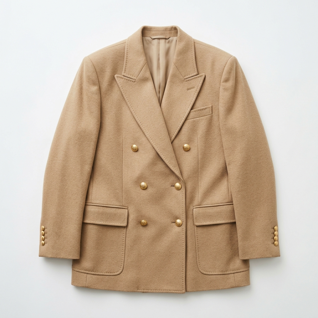 Beige blazer — virtual try-on preset · Agalaz