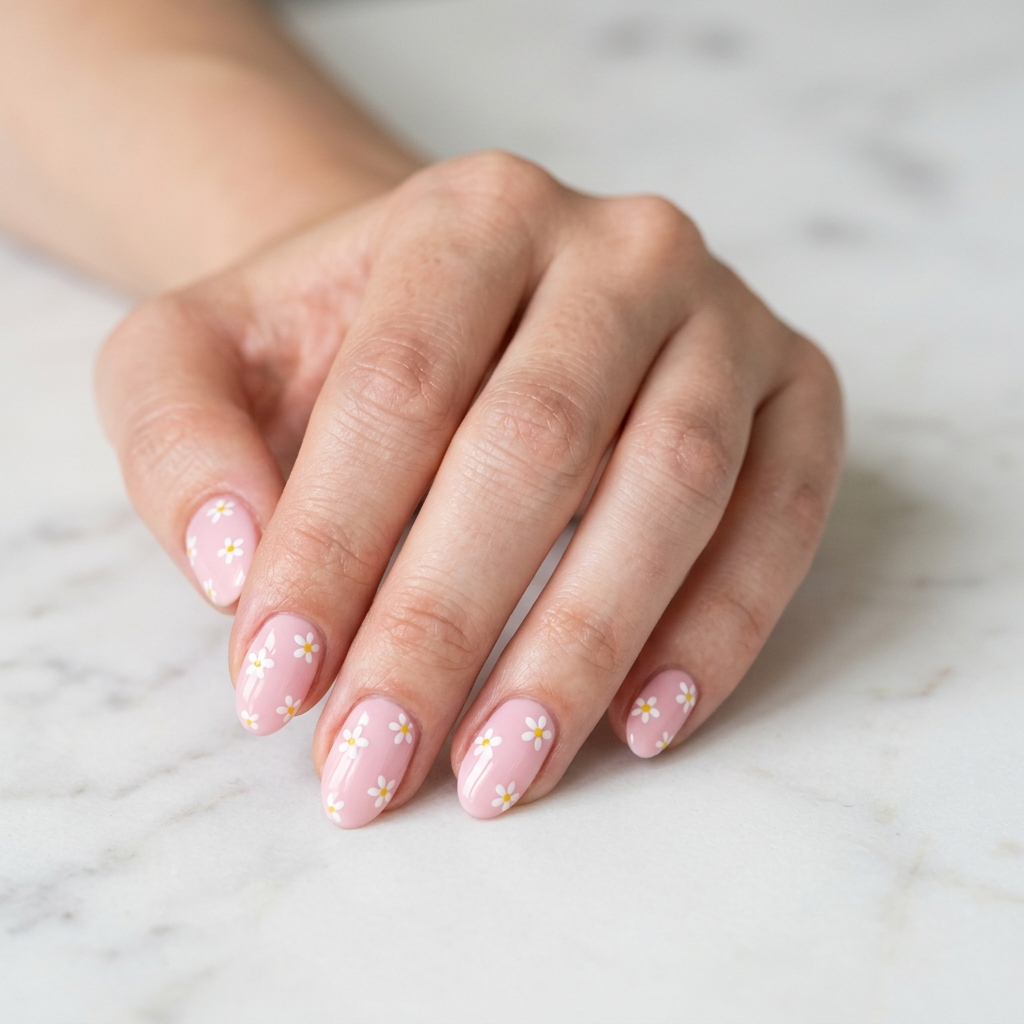 Pink floral — virtual try-on preset · Agalaz