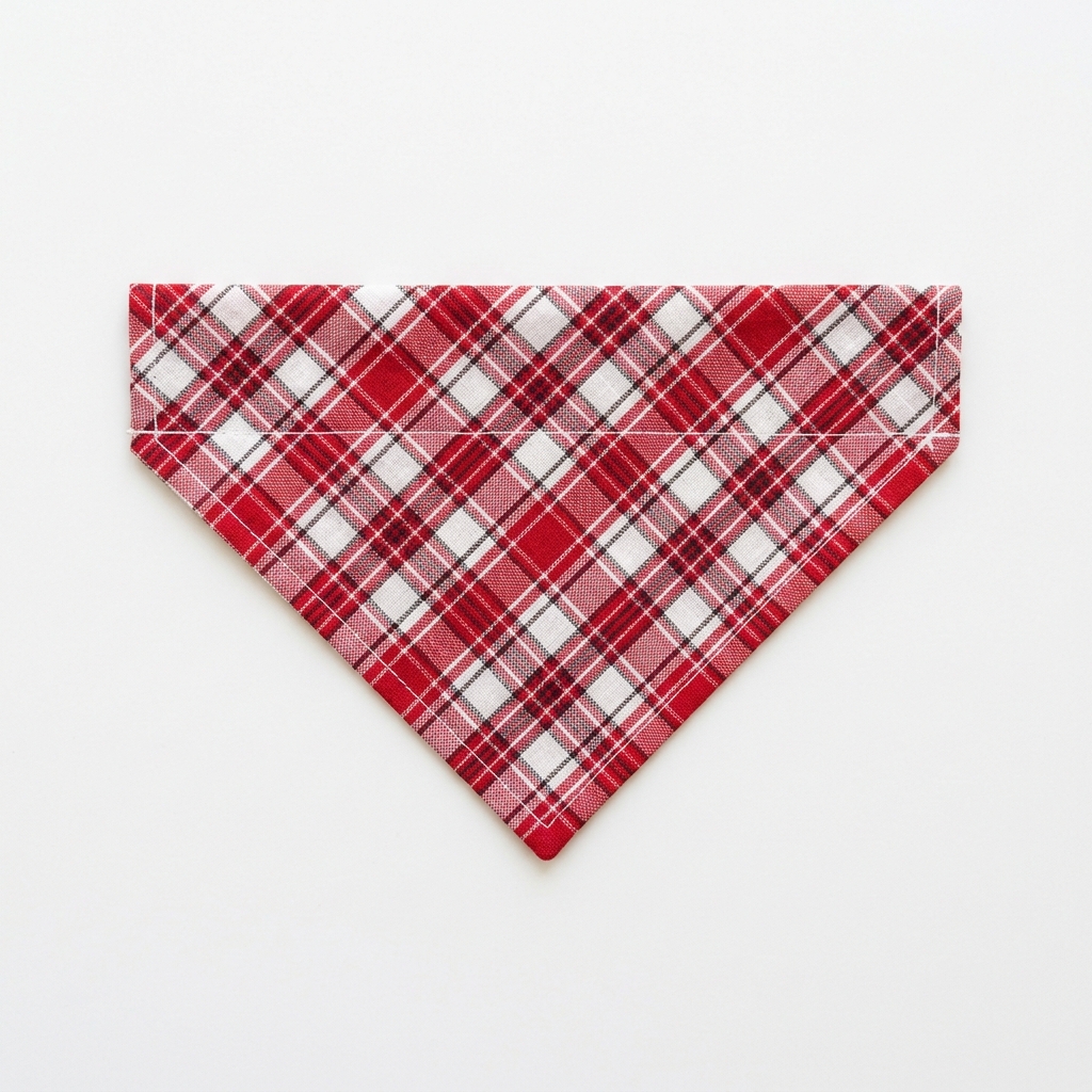 Bandana cuadros — virtual try-on preset · Agalaz