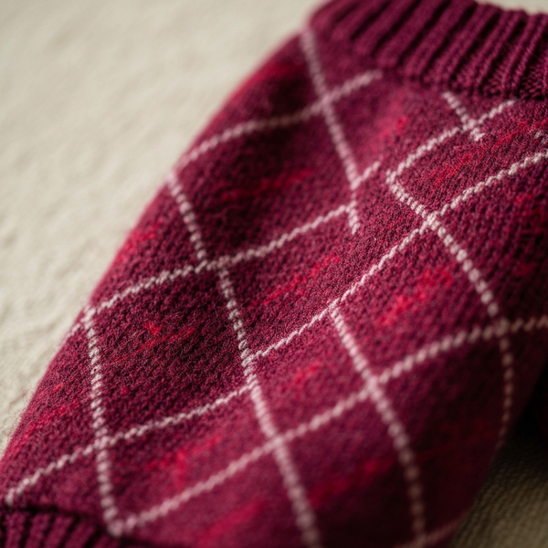 Argyle turtleneck — virtual try-on preset · Agalaz