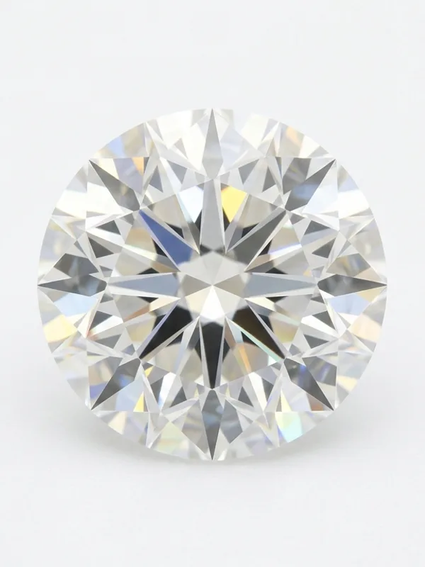 1.5 carat round diamond shown on a hand for real size comparison