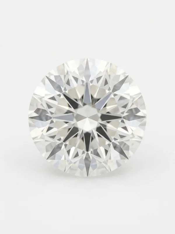 1 carat round diamond shown on a hand for real size comparison