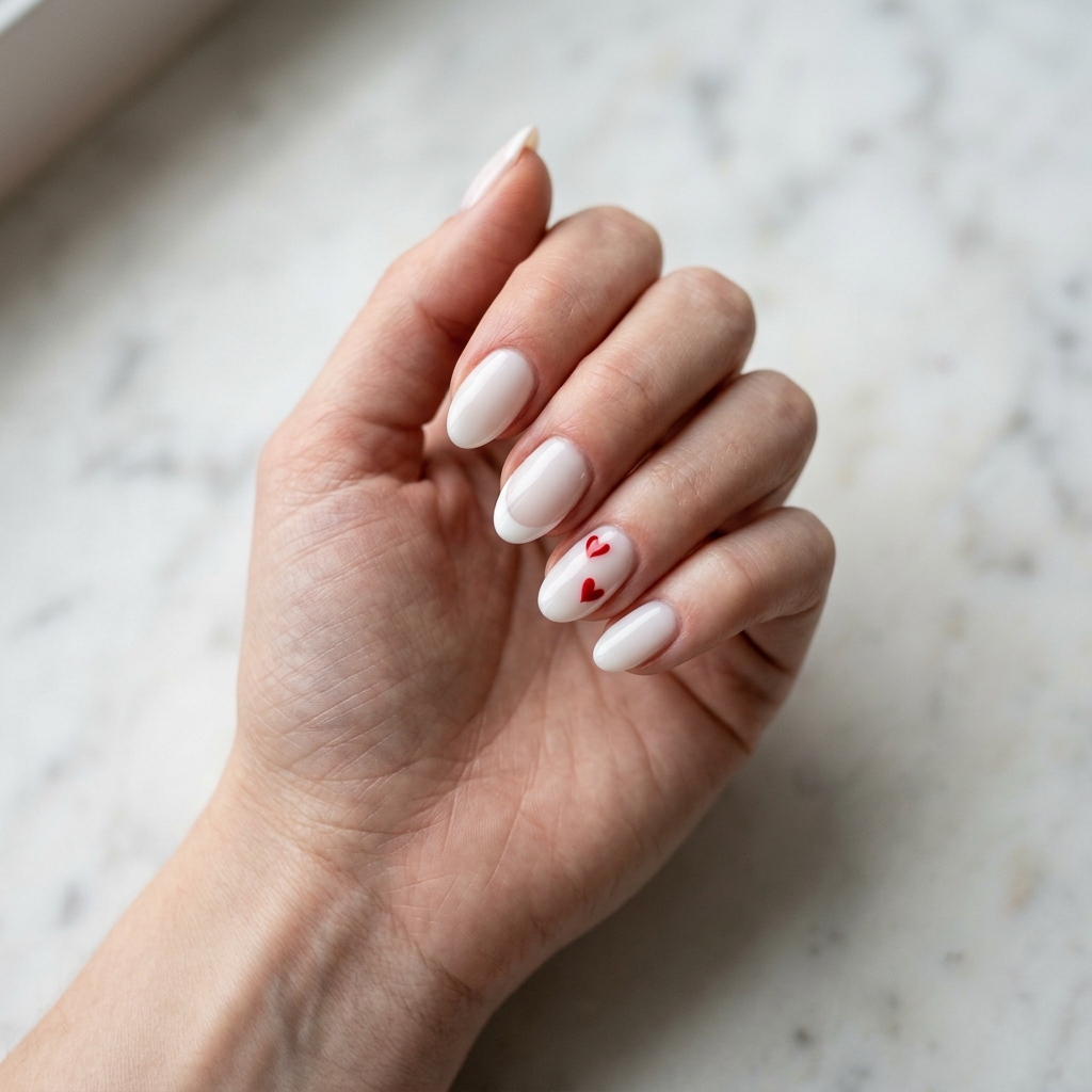 Milky white hearts — virtual try-on preset · Agalaz