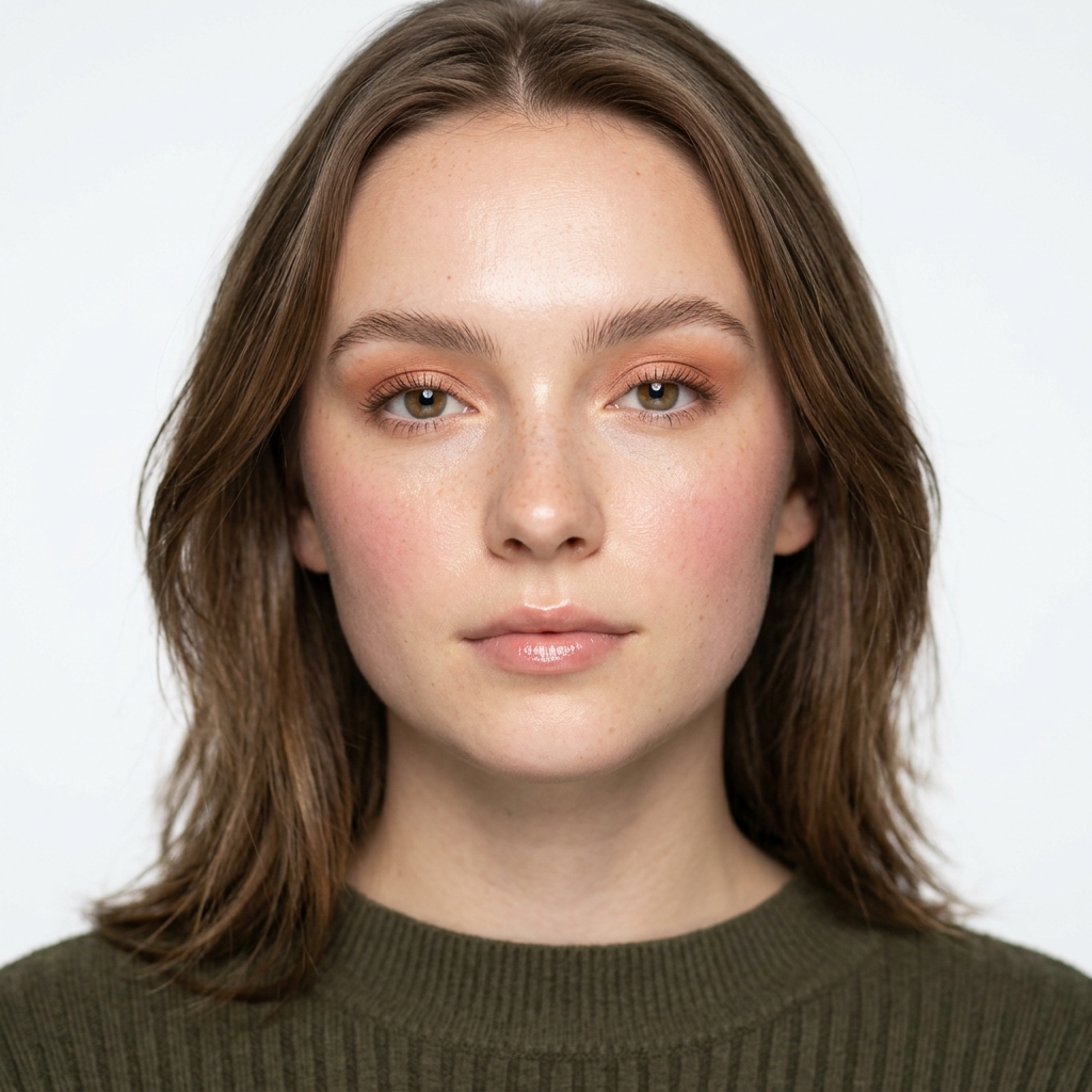 No-makeup glow — virtual try-on preset · Agalaz