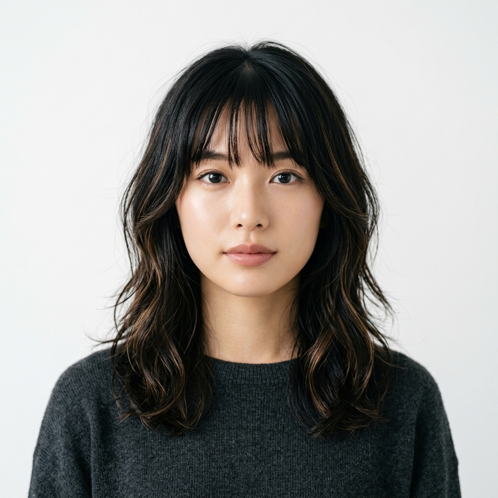 Soft asian wolf — virtual try-on preset · Agalaz