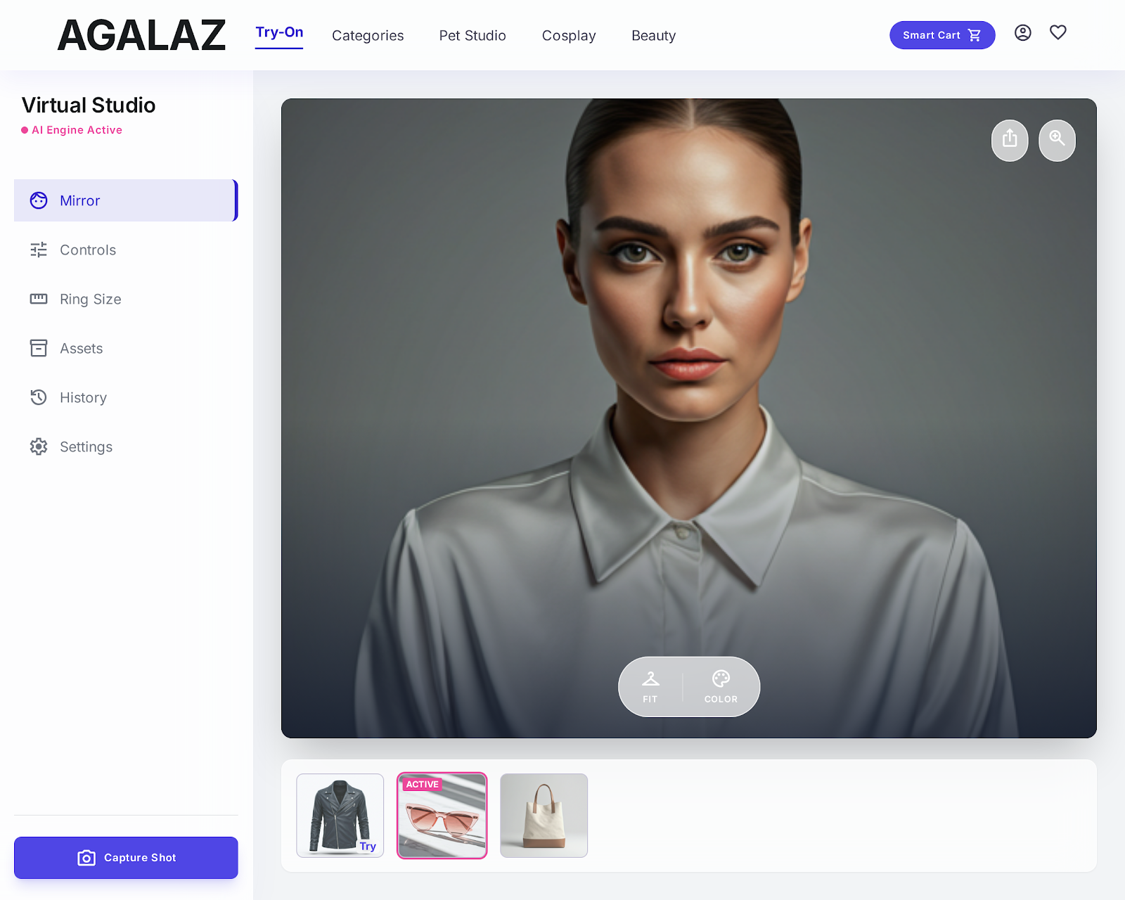 Probador de moda — Agalaz design exploration