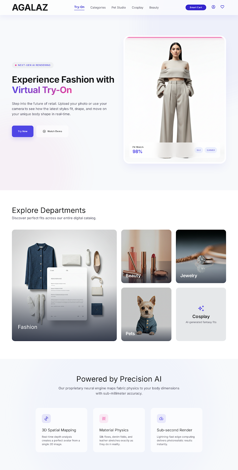 Home — Agalaz design exploration